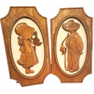 Vintage Holly & Robby Hobbie Wall Decor